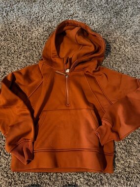 Ulu Rust Orange Full-Zip Hoodie